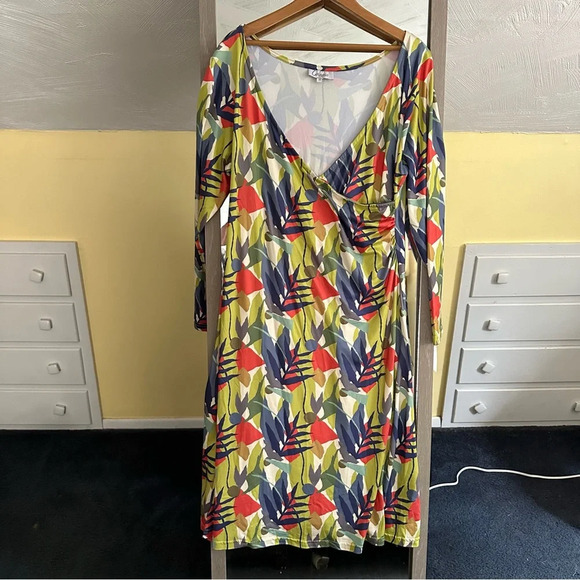 Calypso Collections Nordic Garden Print Wrap Maxi Dress South Africa Colorful 14 - Picture 3 of 13